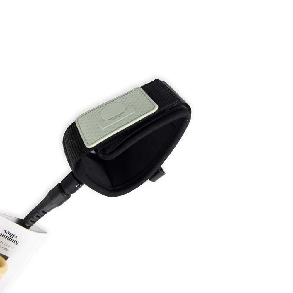 Summer vibes Session Bodyboard Wrist Coil Leash - Tan - Summer vibes