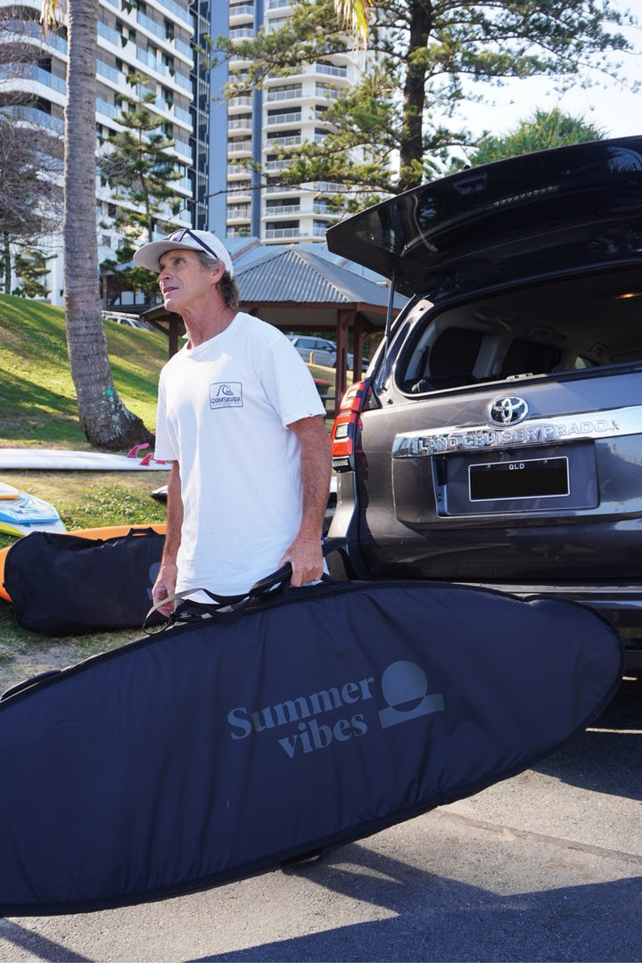 Summer vibes Premium Double Travel Cover 2-3 Surfboard Boardbag