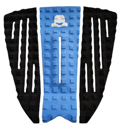 Summer vibes Session 3-Piece surfboard deck grip traction pad - Blue Black