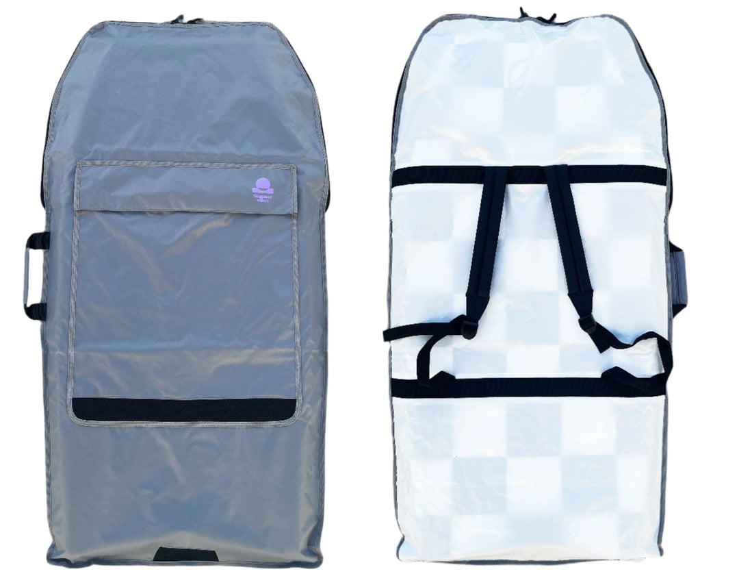 Summer Vibes Lite Bodyboard Backpack Boardbag - Grey - Summer vibes