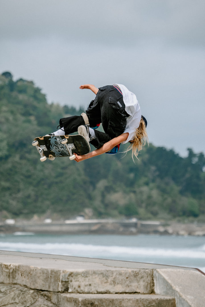 Quiksilver Temption Midlength Cruiser Skateboard - Summer vibes