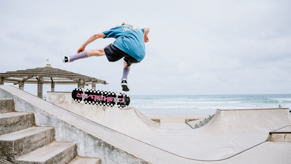 Quiksilver Shred Street Complete Skateboard - Summer vibes