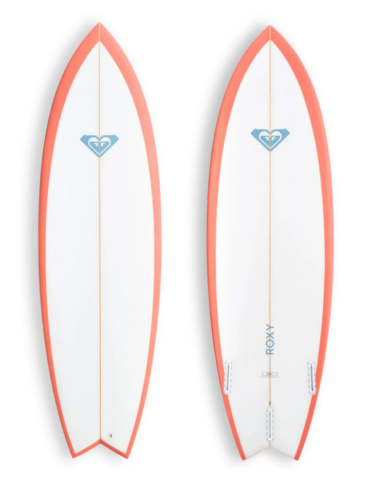 Roxy Fish Swallow tail Surfboard - Pink - Summer vibes
