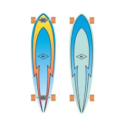 Quiksilver Feeling Fine Longboard Skateboard - Summer vibes