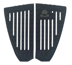 Summer vibes Session 2-Piece surfboard deck grip traction pad - Black
