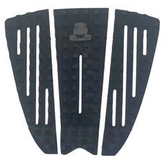 Summer Vibes Session 3-Piece surfboard deck grip traction pad - Black