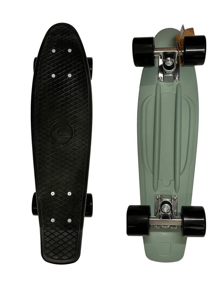 Quiksilver Black Beach Plastic Mini Cruiser Skateboard - Summer vibes