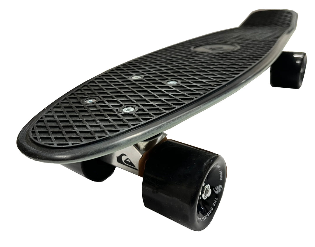 Quiksilver Black Beach Plastic Mini Cruiser Skateboard - Summer vibes