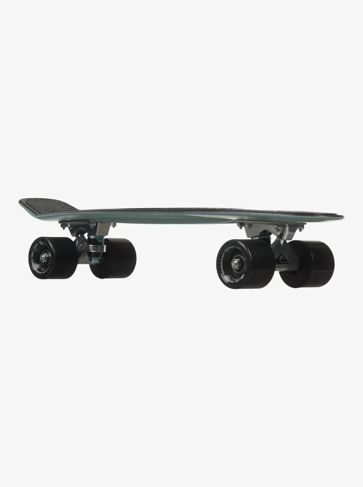 Quiksilver Black Beach Plastic Mini Cruiser Skateboard - Summer vibes
