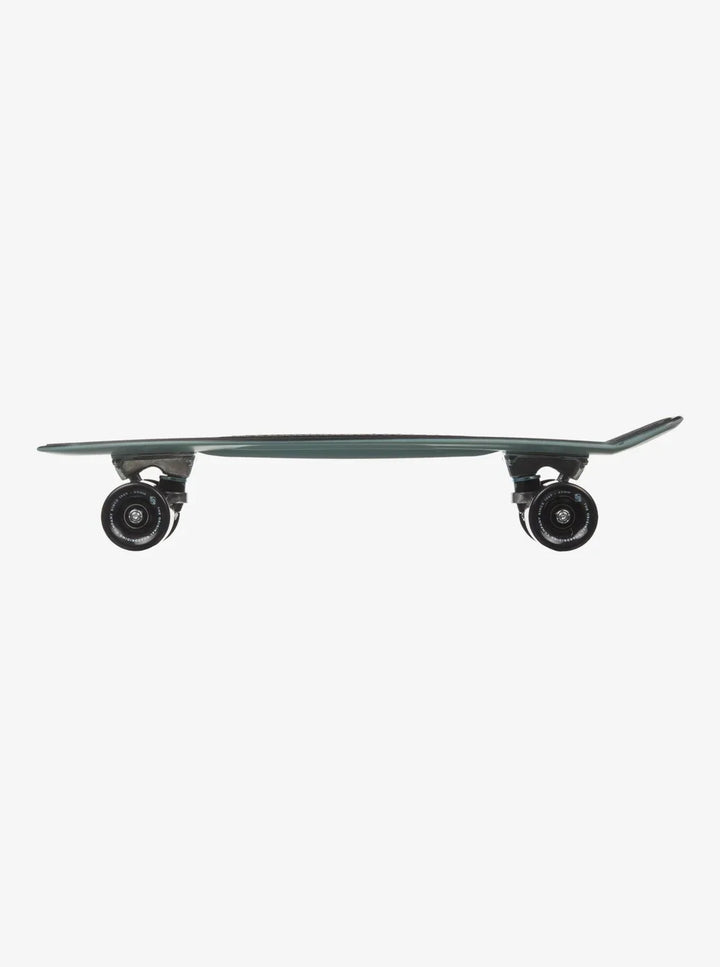 Quiksilver Black Beach Plastic Mini Cruiser Skateboard - Summer vibes
