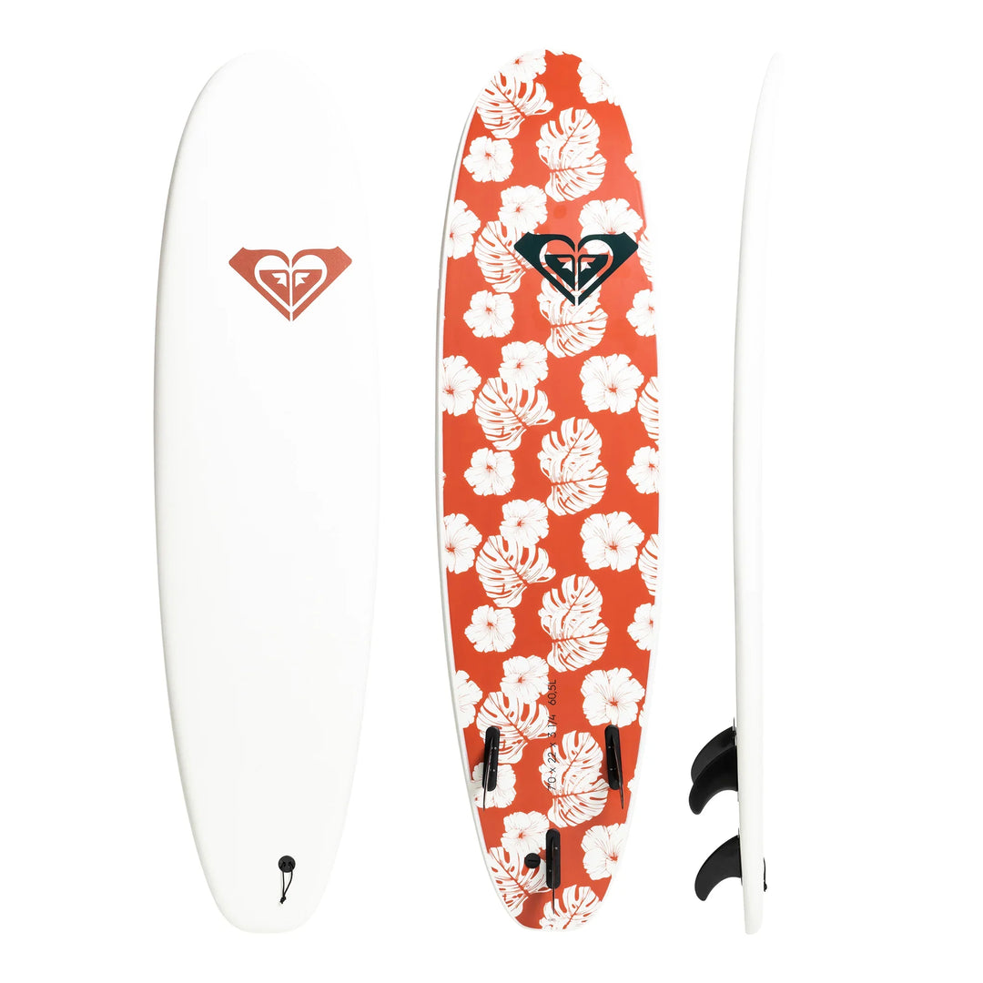 Roxy Softboard Break 7' Mini Mal - White / Floral