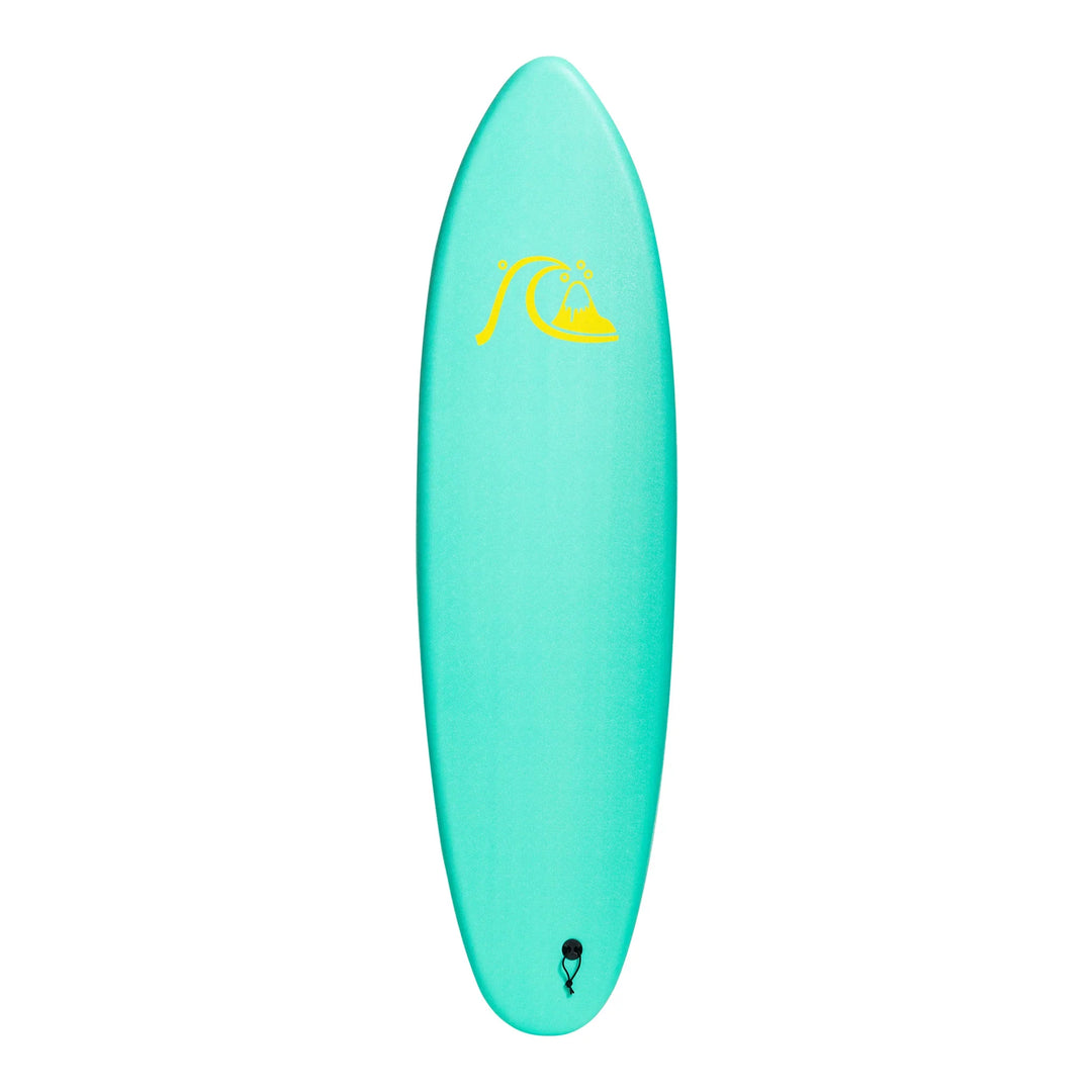 Quiksilver Softboard Mid-length Twin 6'6" - Green & Gold - Summer vibes