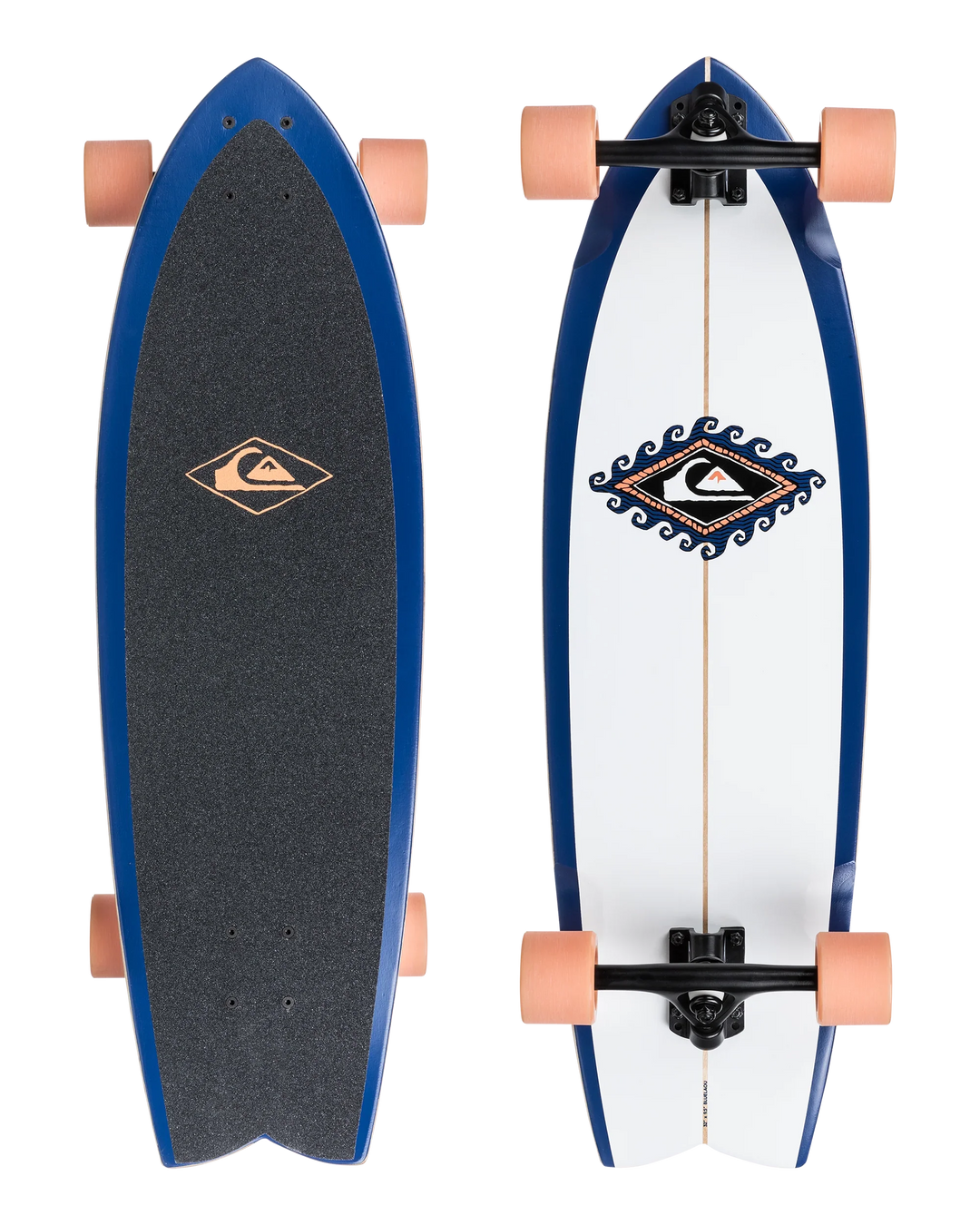 Quiksilver Bluelaou Cruiser Midlength Skateboard - Summer vibes