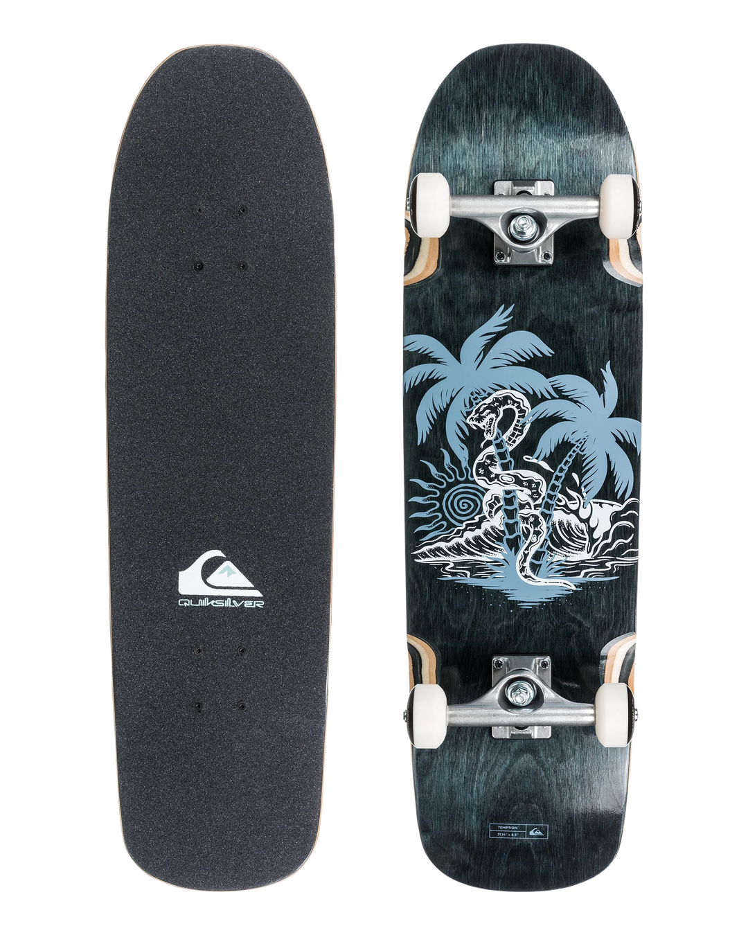 Quiksilver Temption Midlength Cruiser Skateboard - Summer vibes