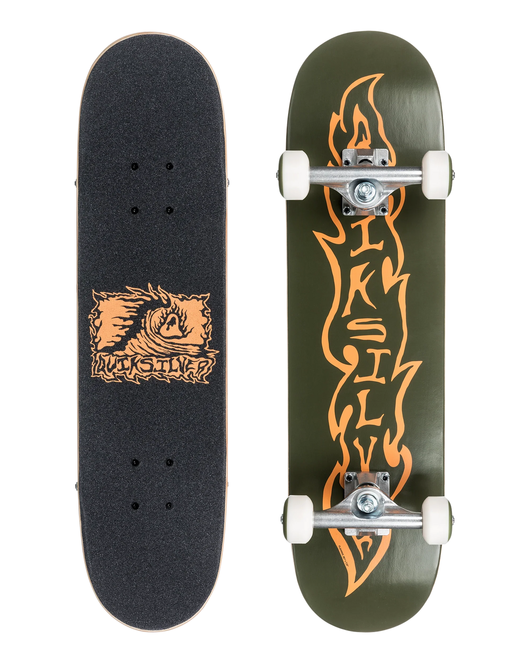 Quiksilver Flaming Street Complete Skateboard - Summer vibes