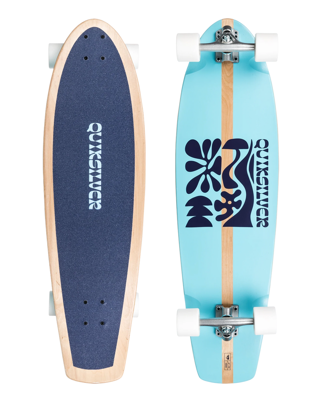 Quiksilver Hidden Midlength Cruiser Skateboard - Summer vibes