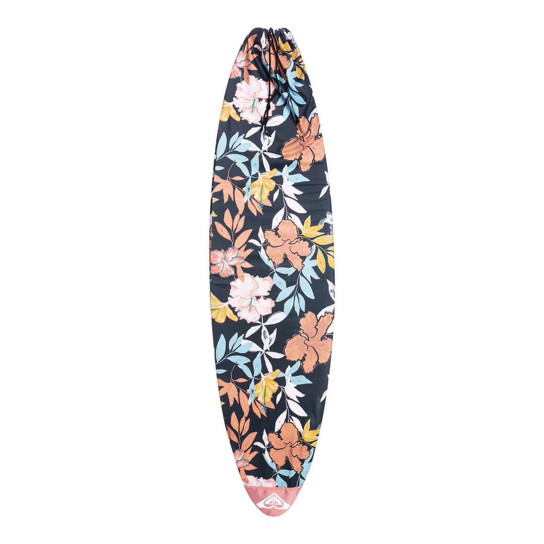 Roxy Surfboard Protection Sock Fish / Funboard - Black Floral - Summer vibes