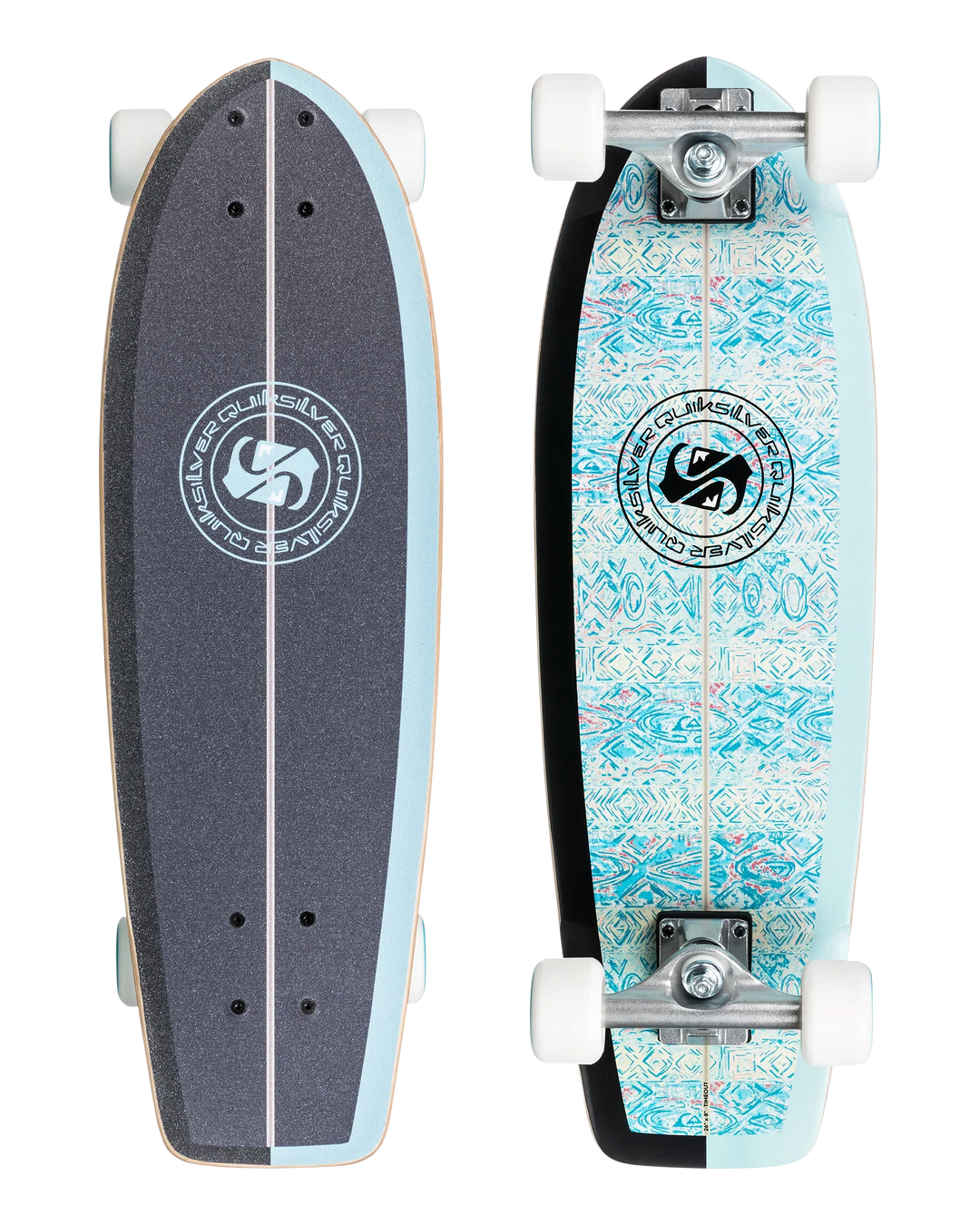 Quiksilver Timeout Midlength Cruiser Skateboard - Summer vibes