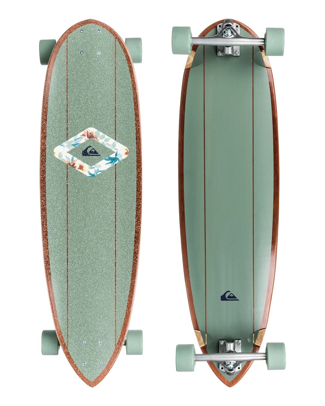 Quiksilver Tropiflow Midlength Cruiser Skateboard - Summer vibes