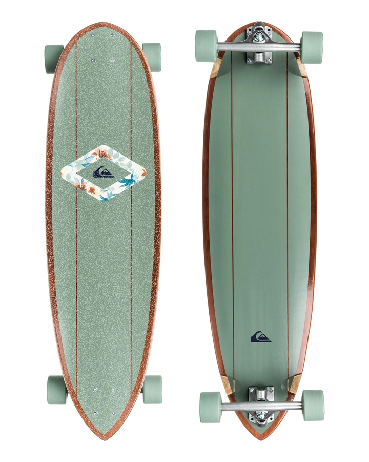 Quiksilver Tropiflow Midlength Cruiser Skateboard - Summer vibes