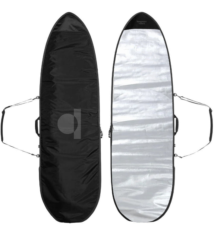 Summer vibes Lite Funboard Surfboard Boardbag - Silver UV Reflect