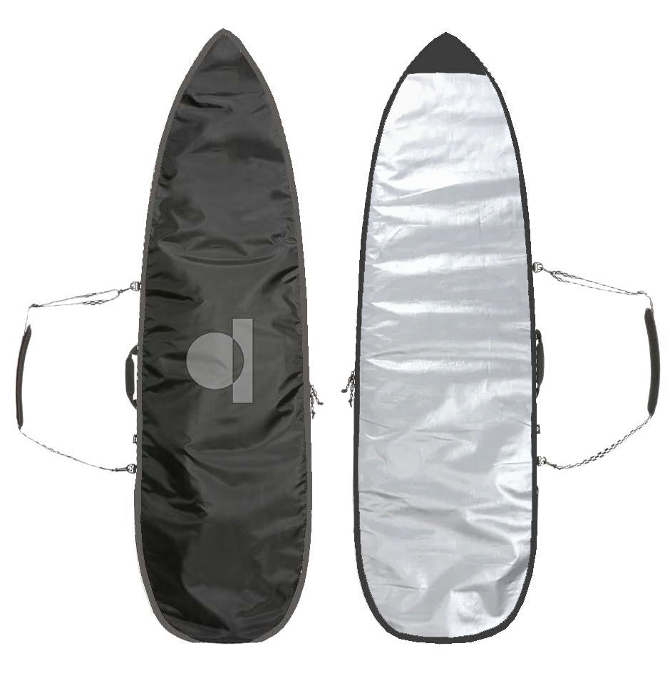 Summer vibes Lite Shortboard Surfboard Boardbag - Silver UV Reflect