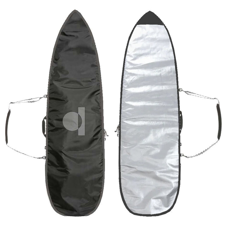 Summer vibes Lite Shortboard Surfboard Boardbag - Silver UV Reflect