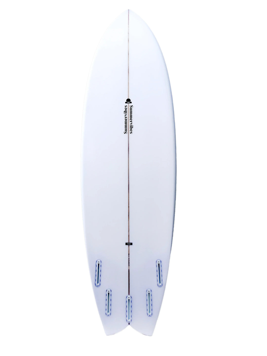 Summer vibes Fish Swallow Tail Surfboard - Red