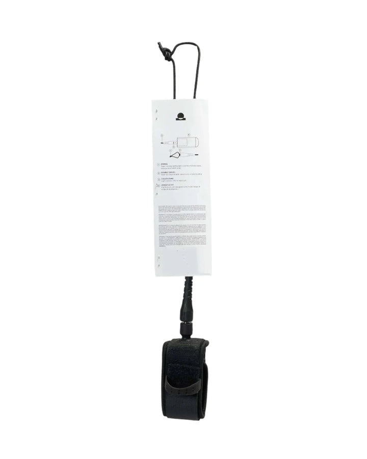 Summer vibes Session Bodyboard Wrist Coil Leash - Black