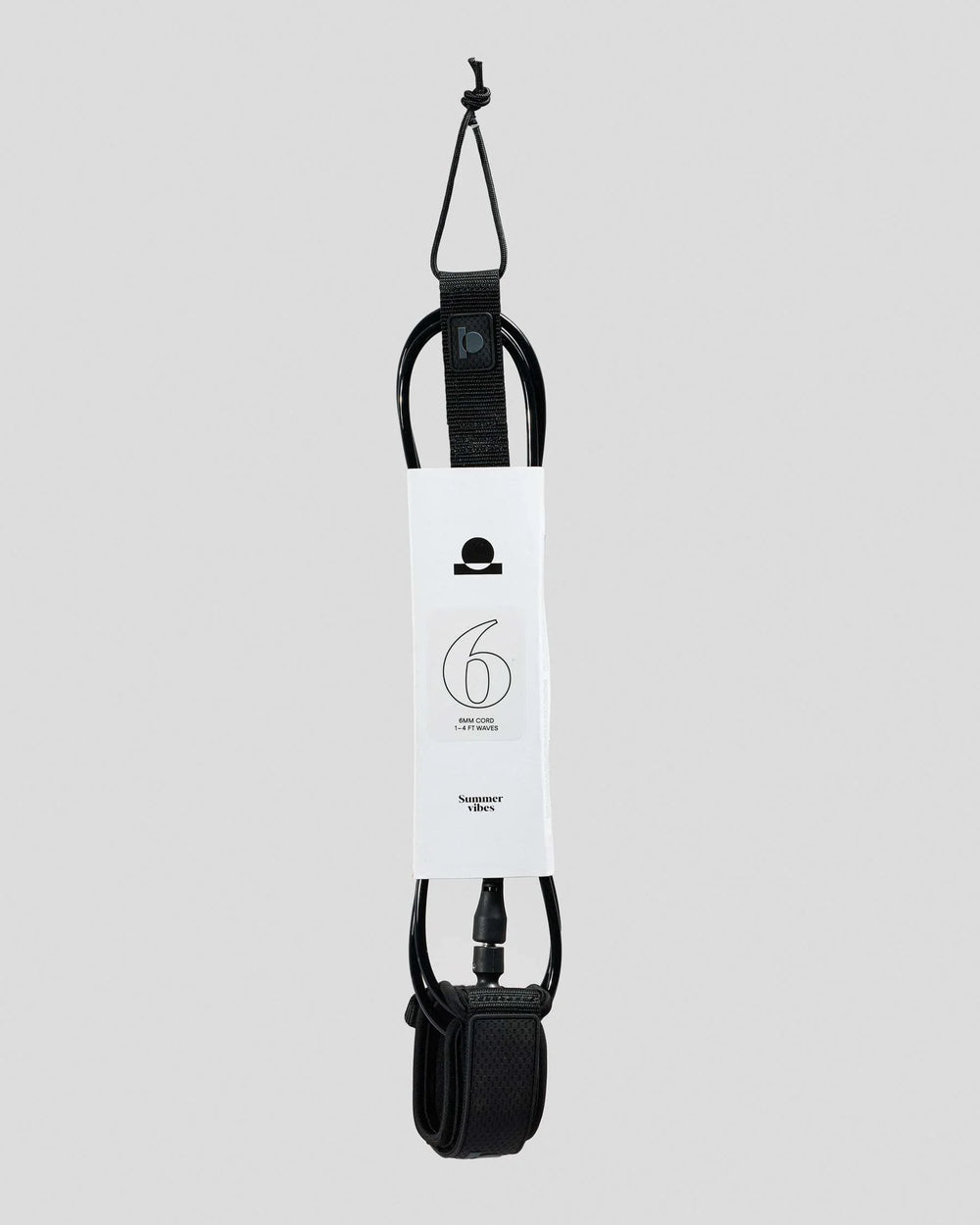 Summer vibes Session 6ft Surfboard Leash Leg rope - Black