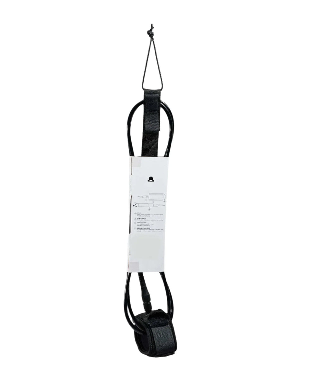 Summer vibes Session 7ft Surfboard Leash Leg rope - Black