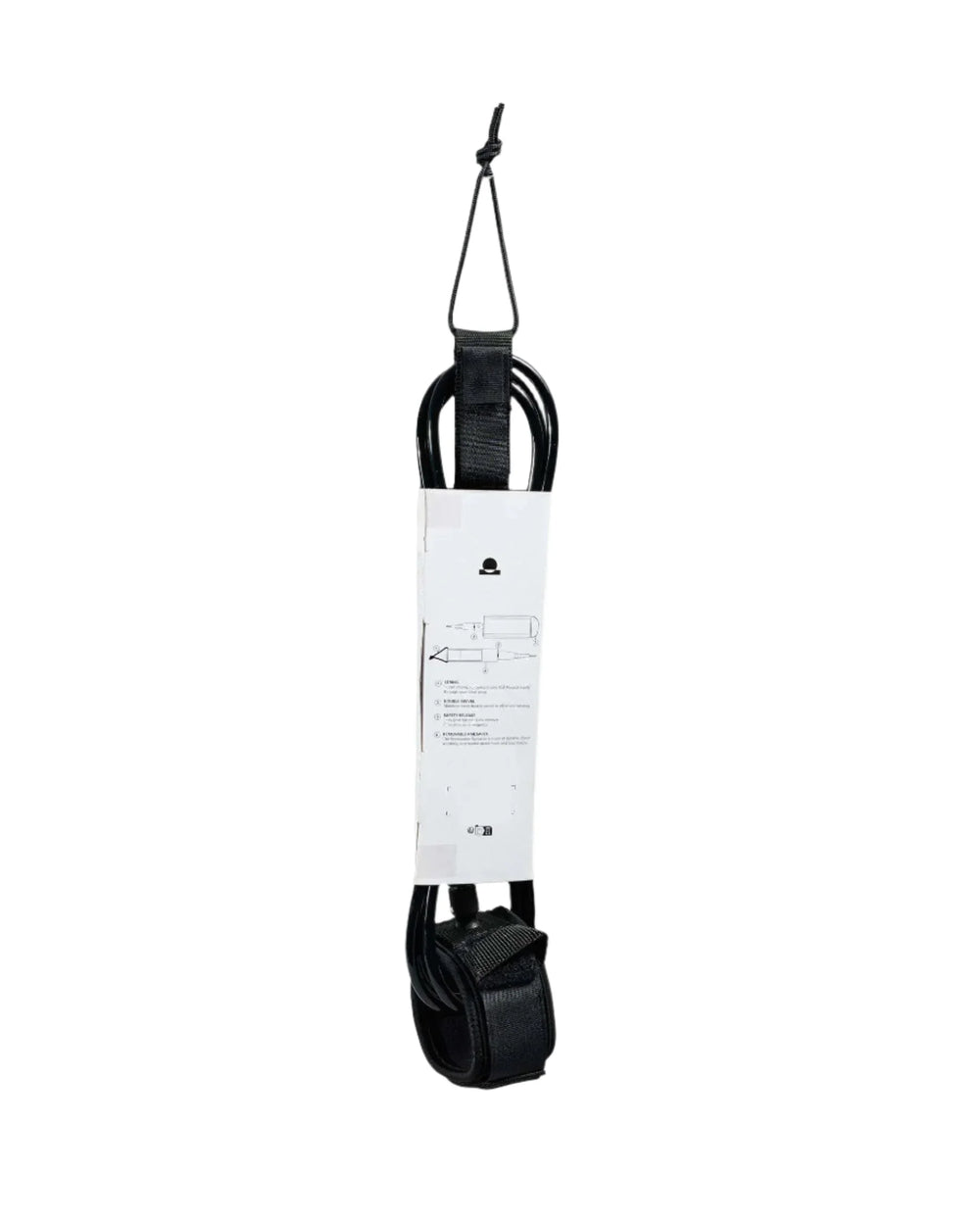 Summer vibes Session 8ft Surfboard Leash Leg rope - Black