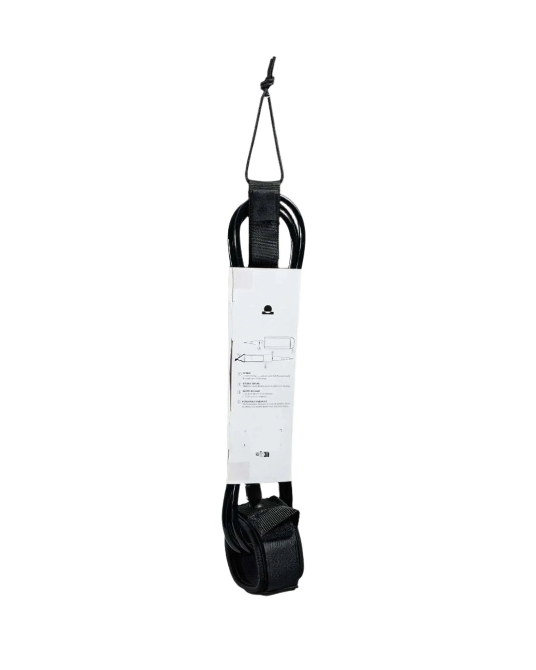 Summer vibes Session 8ft Surfboard Leash Leg rope - Black