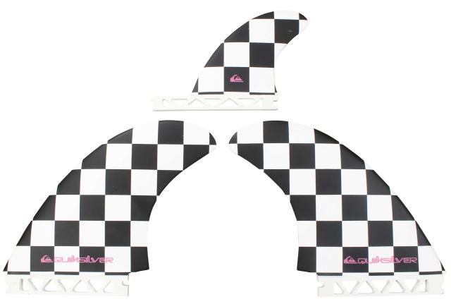 Quiksilver Twin+1 Surfboard Fins – Twin + Trailer Fin Set - FUTURcompatible single tab