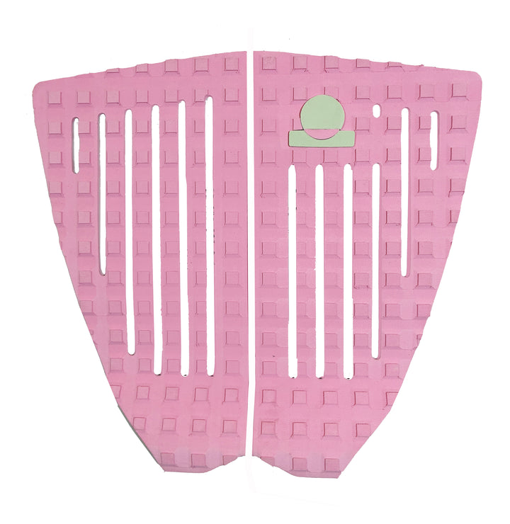 Summer vibes Session 2-Piece surfboard deck grip traction pad - Pink mint