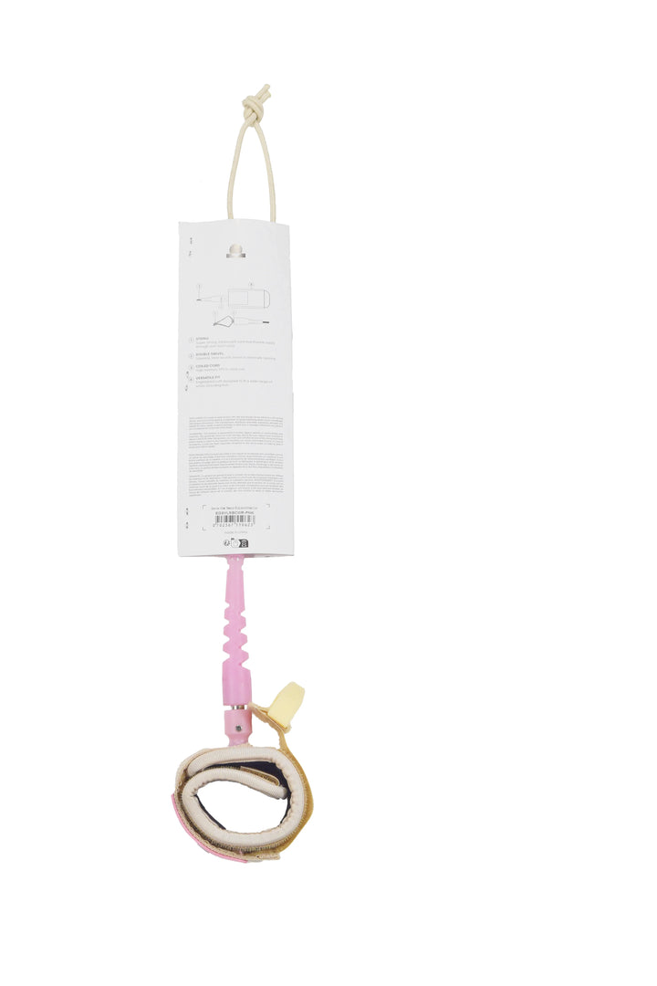 Summer vibes Session Bodyboard Wrist Coil Leash - Pink
