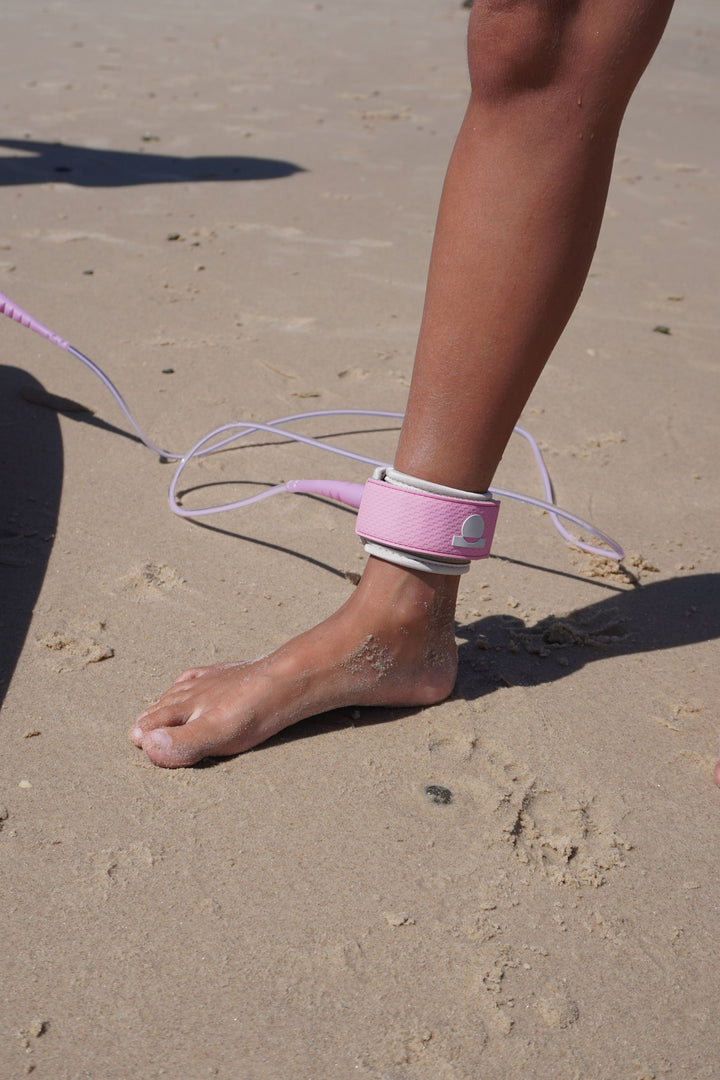 Summer vibes Session 7ft Surfboard Leash Leg rope - Pink