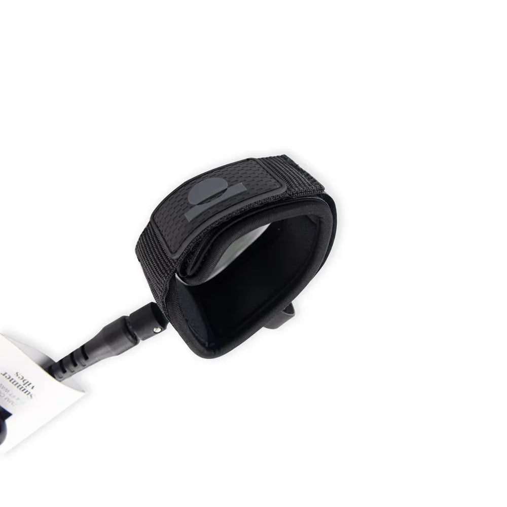 Summer vibes Session Bodyboard Wrist Coil Leash - Black