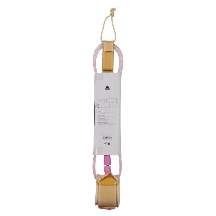 Summer vibes Session 6ft surfboard Leash Leg rope - Pink