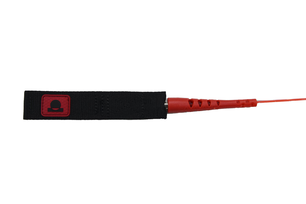 Summer vibes Session 5ft Surfboard Leash Leg rope - Red Clear