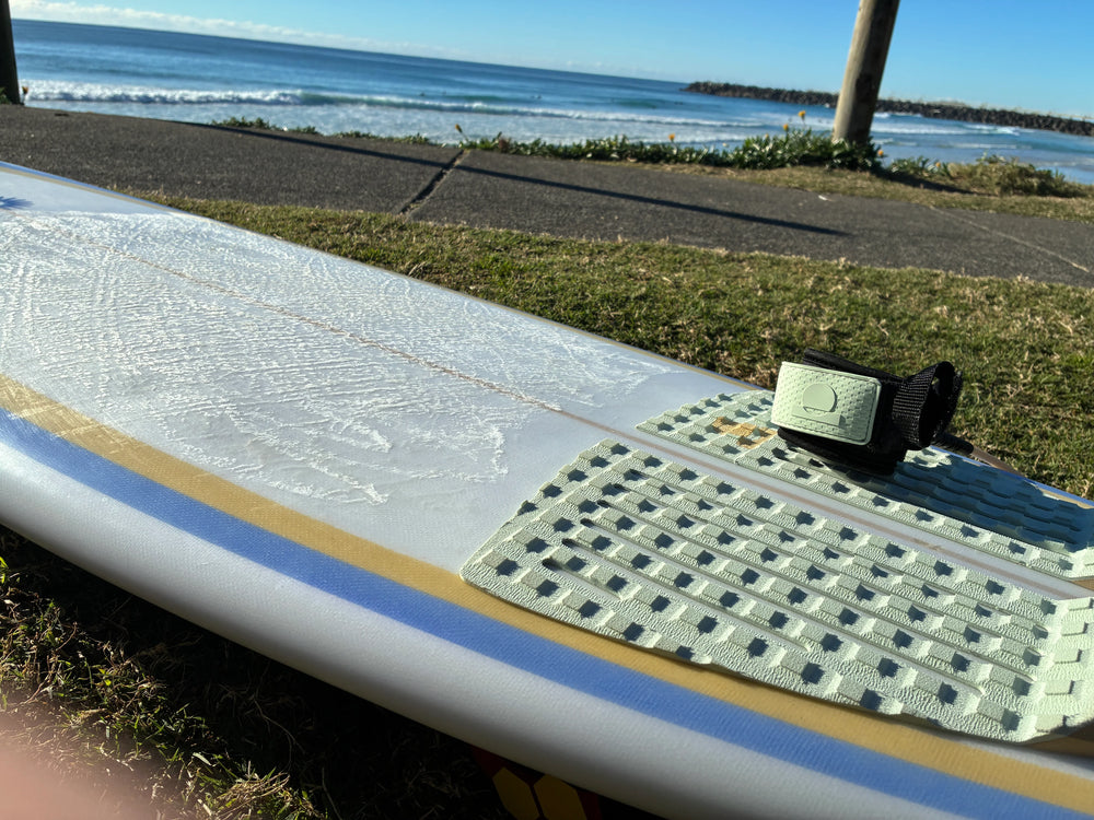 Summer vibes Fish Swallow Tail Surfboard - Blue / Tan - Summer vibes
