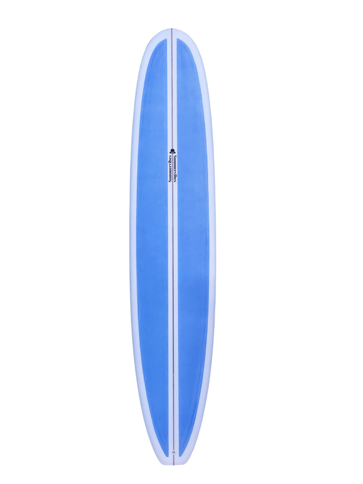 Summer vibes Classic Longboard Noserider Single Fin Surfboard - 9'1