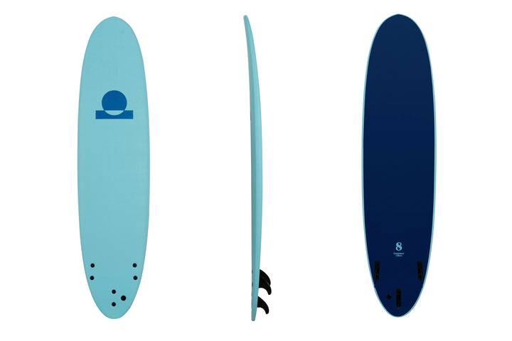 Summer Vibes Mini Mal 8' Softboard - Blue Blue