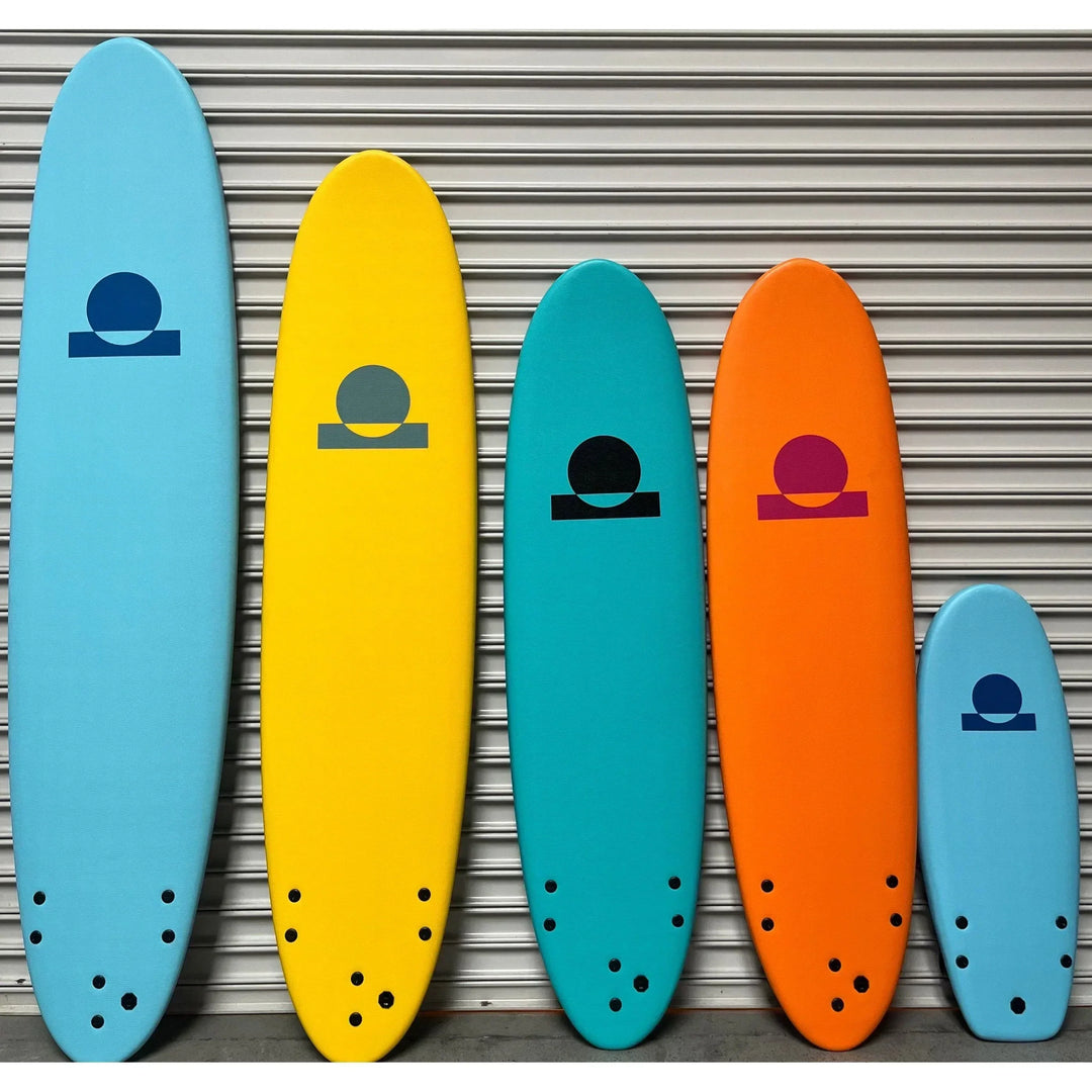 Summer Vibes Mini Mal 8' Softboard - Blue Blue