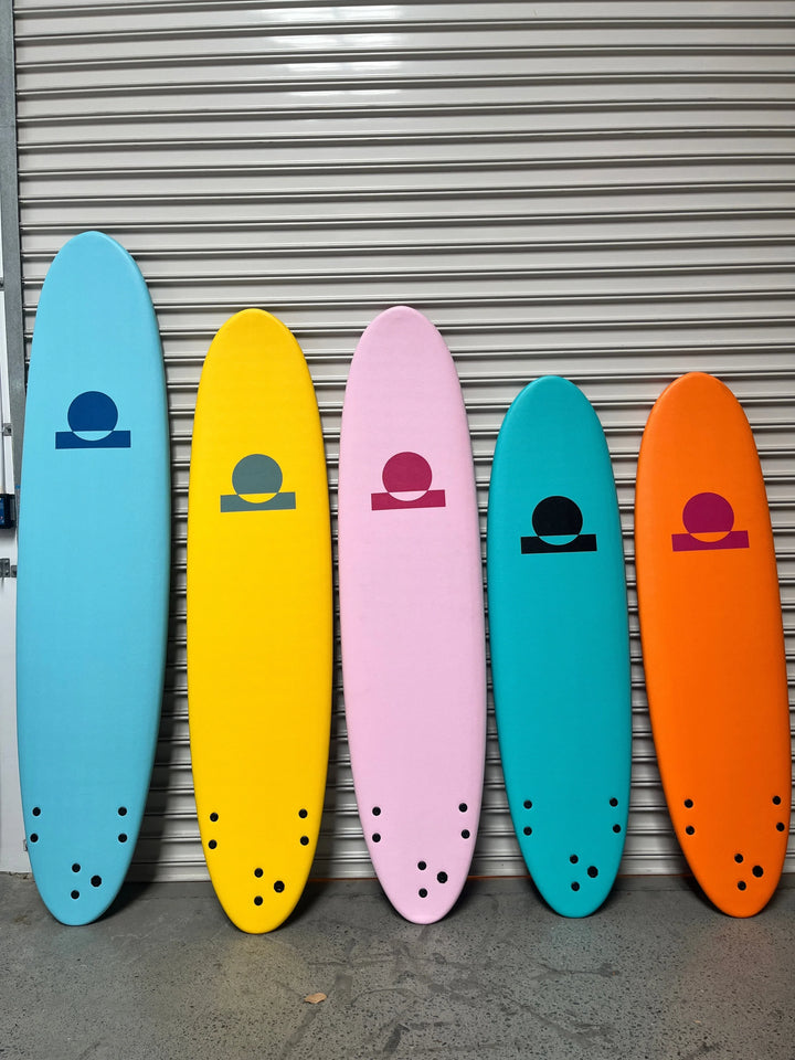 Summer vibes Mini Mal 6' Softboard - Pink Pink