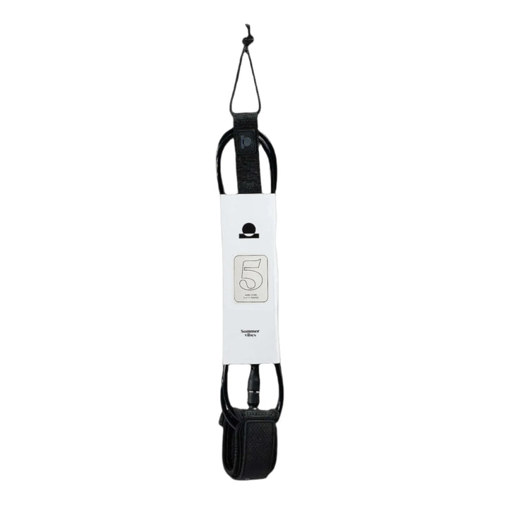Summer vibes Session 5ft Surfboard Leash Leg rope - Black