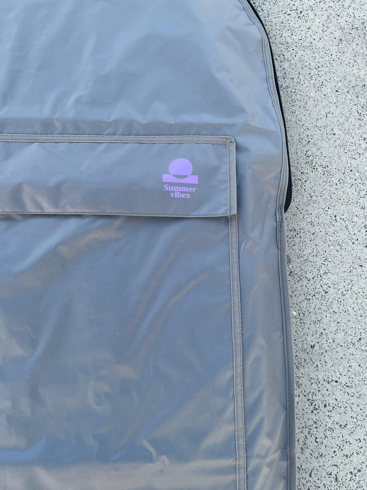 Summer Vibes Lite Bodyboard Backpack Boardbag - Grey