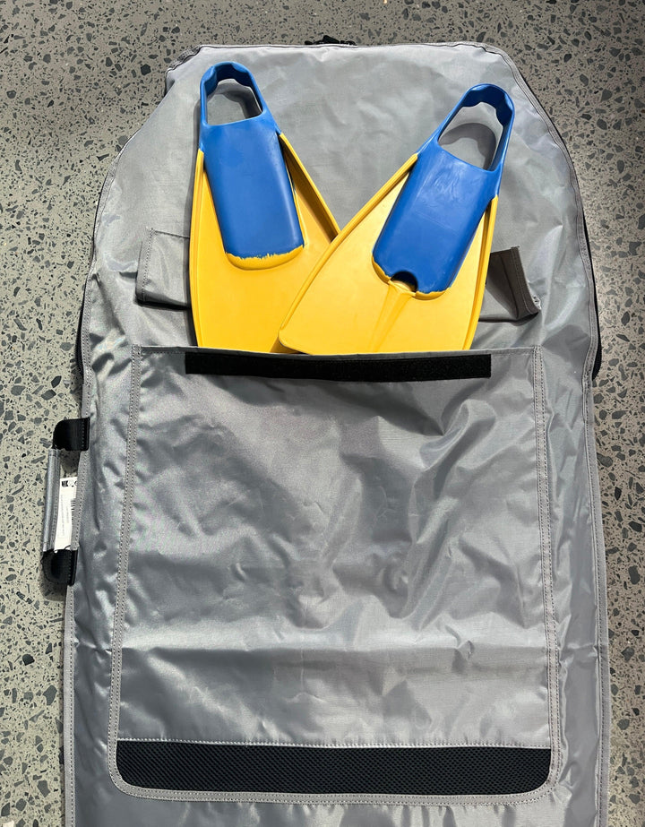 Summer Vibes Lite Bodyboard Backpack Boardbag - Grey