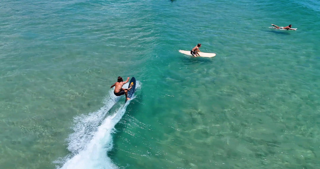 Summer vibes Limited Edition Softboard Fish 5'8 - Green Gold