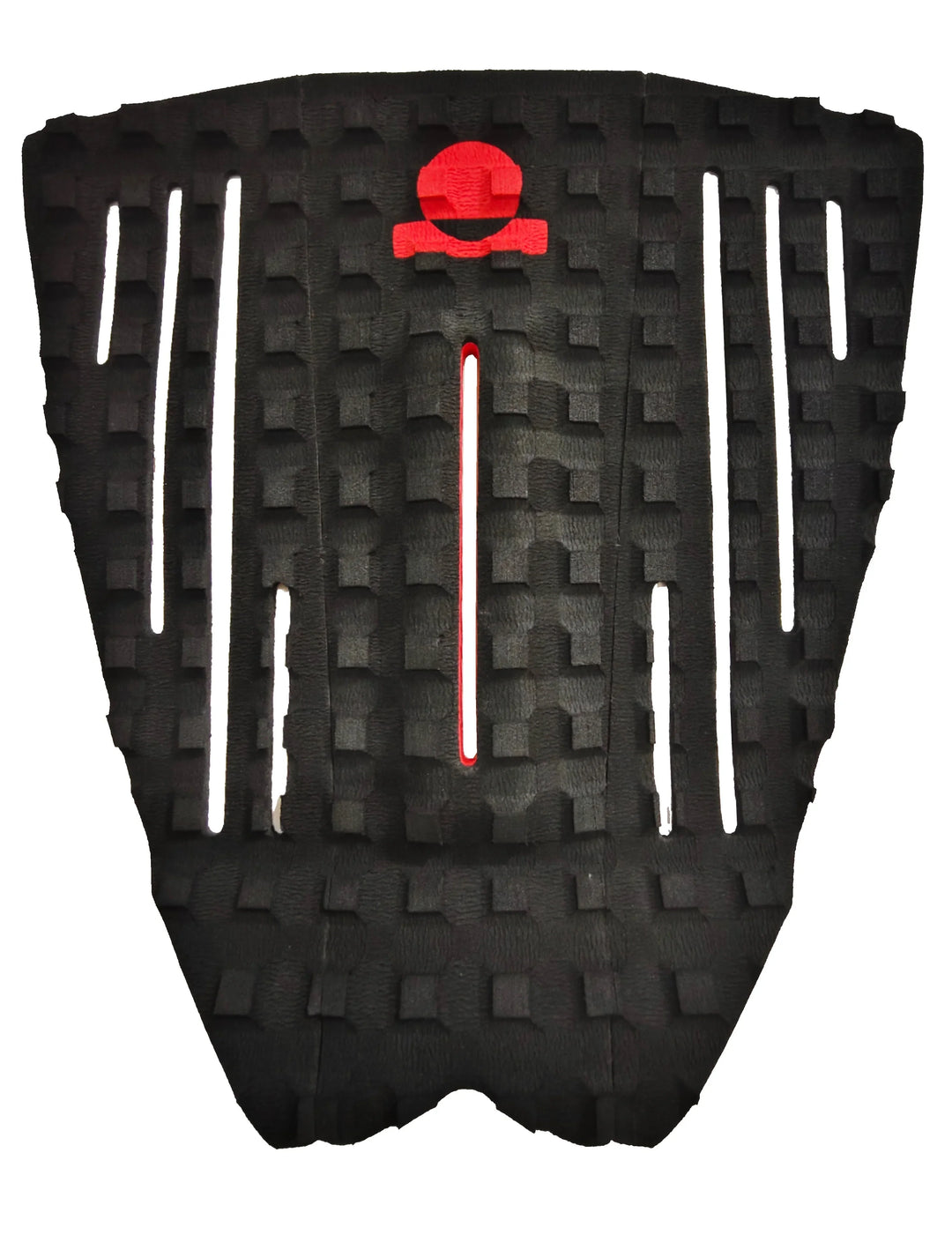 Summer vibes Session 3-Piece GROM SIZE surfboard deck grip traction tail pad - Red
